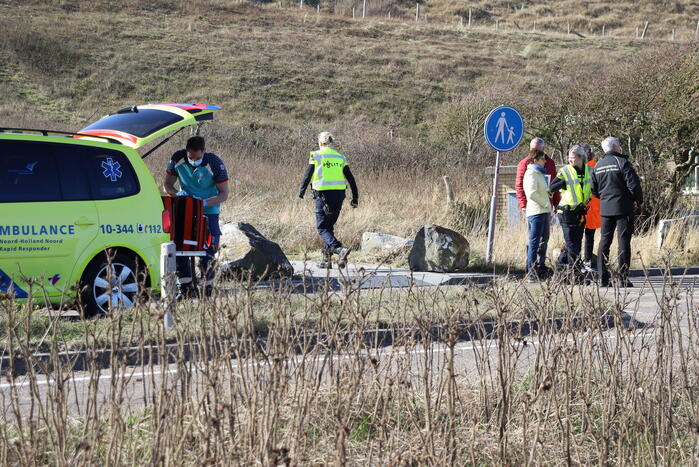 Fietser gewond bij botsing met auto