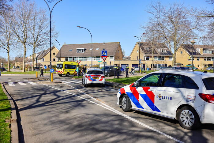 Aanrijding op rotonde in Nieuwland