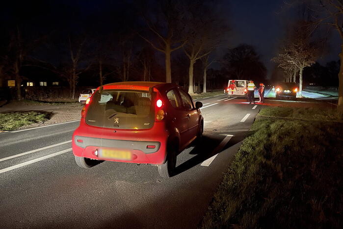 Schade bij ongeval tussen auto en bestelbus
