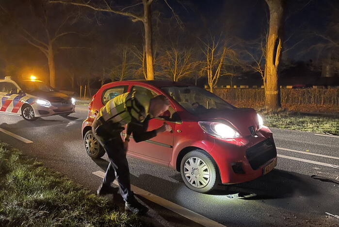 Schade bij ongeval tussen auto en bestelbus