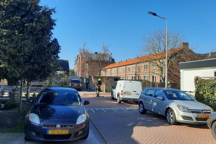 Gasleiding geraakt bij plaatsen van tuinhek