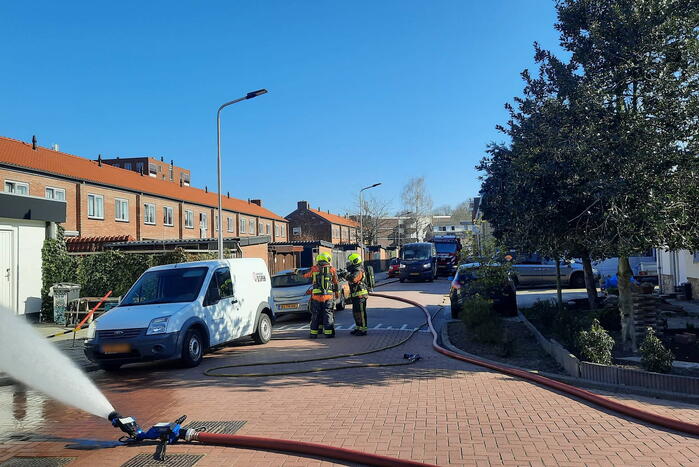 Gasleiding geraakt bij plaatsen van tuinhek