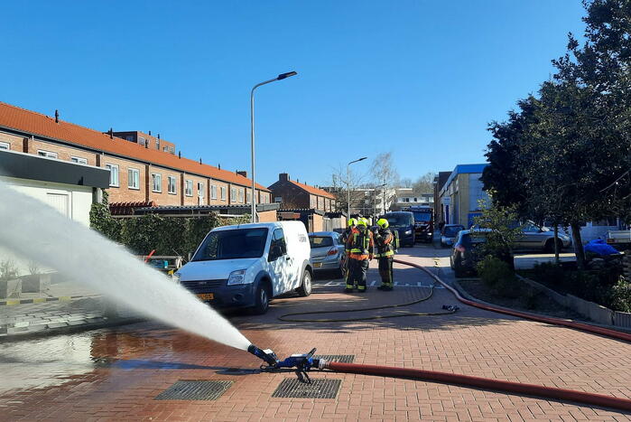 Gasleiding geraakt bij plaatsen van tuinhek