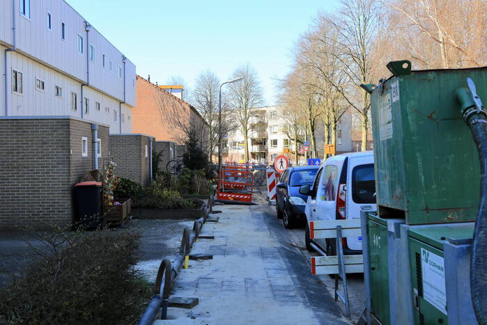 Woningen zonder water door leidingbreuk