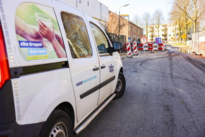 Woningen zonder water door leidingbreuk