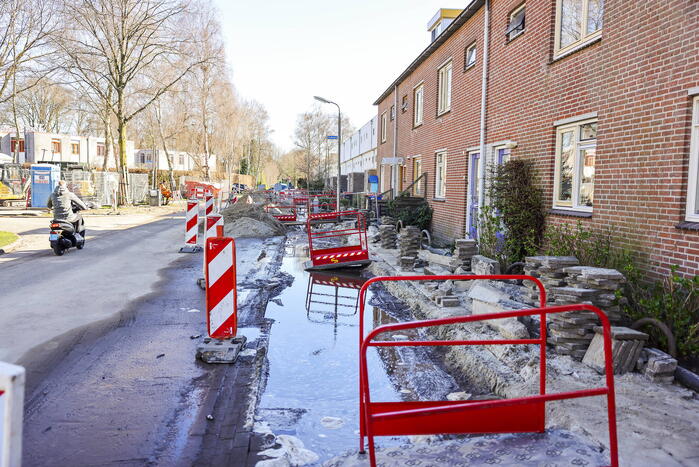 Woningen zonder water door leidingbreuk