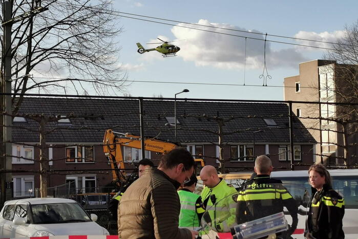 Bestuurster rijdt door na ernstige aanrijding