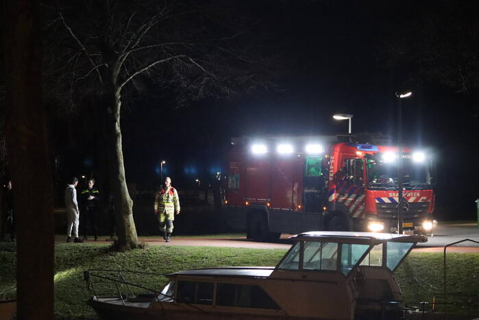 Brand aan boord van plezierboot snel onder controle