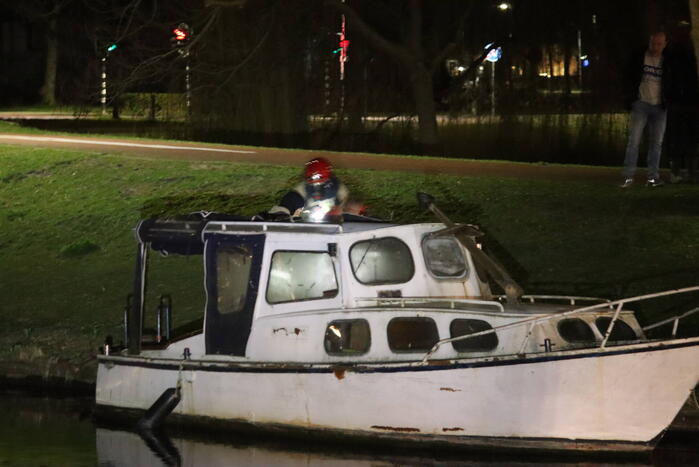 Brand aan boord van plezierboot snel onder controle