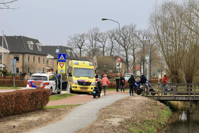 Gewonden bij ongeval met scooter
