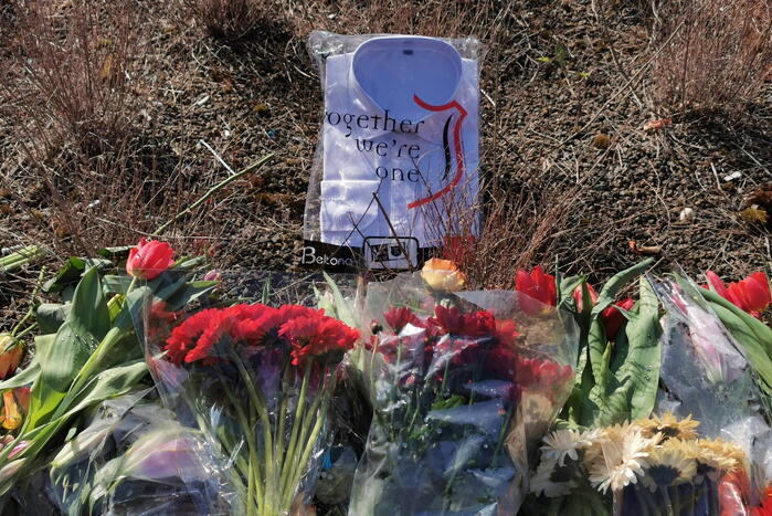 Bloemen voor man die 'opzettelijk overreden werd' en stierf