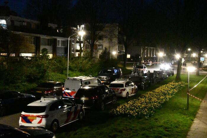 Grote politie-inzet na conflict in woning