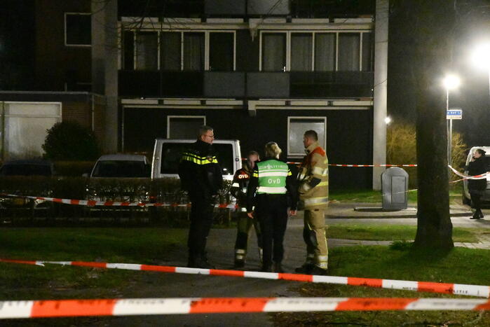 Grote politie-inzet na conflict in woning