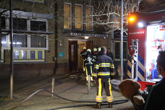 Daklozenopvang ontruimd vanwege brand