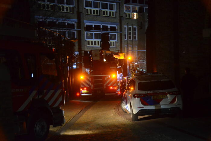 Daklozenopvang ontruimd vanwege brand