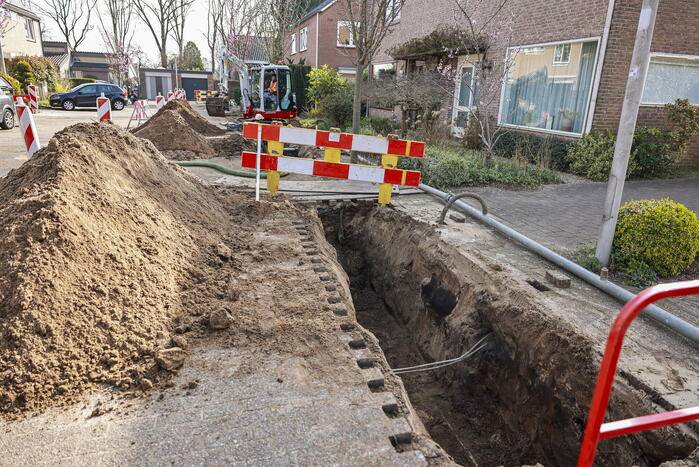 Waterlekkage tijden werkzaamheden in Dorrestein