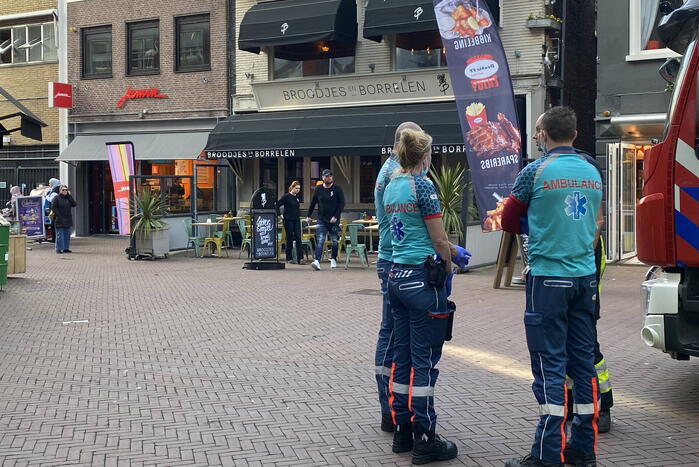 Mogelijk brand in horecazaak