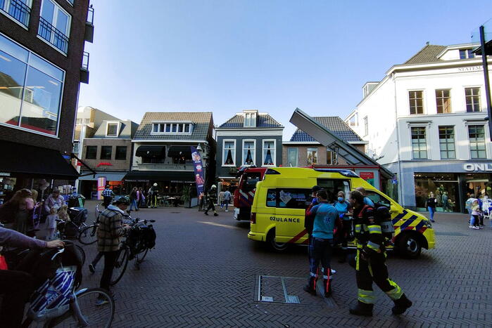 Mogelijk brand in horecazaak