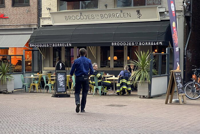 Mogelijk brand in horecazaak