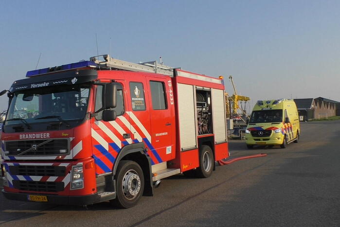 Brandweer ingezet voor brand in kotter