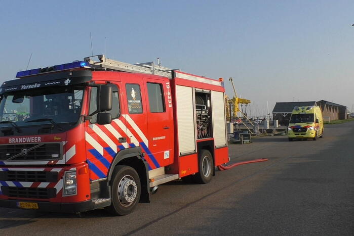 Brandweer ingezet voor brand in kotter