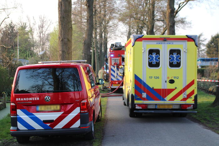 Persoon zwaargewond na ontploffing op volkstuinen