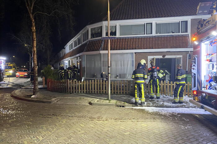 Flinke brand in woning