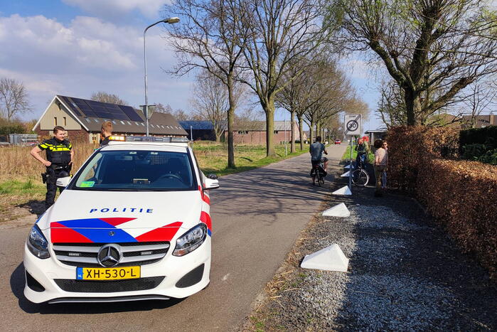 Brand op terrein van aannemersbedrijf