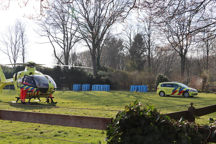 Persoon ernstig gewond na ongeluk