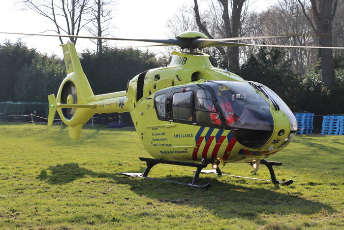 Persoon ernstig gewond na ongeluk