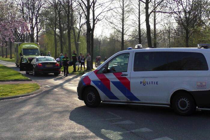 Fietser gewond bij aanrijding met auto