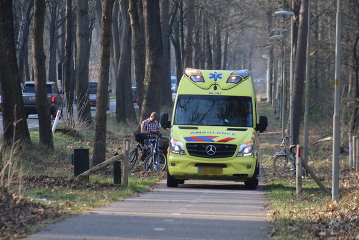 Fietser gewond na val