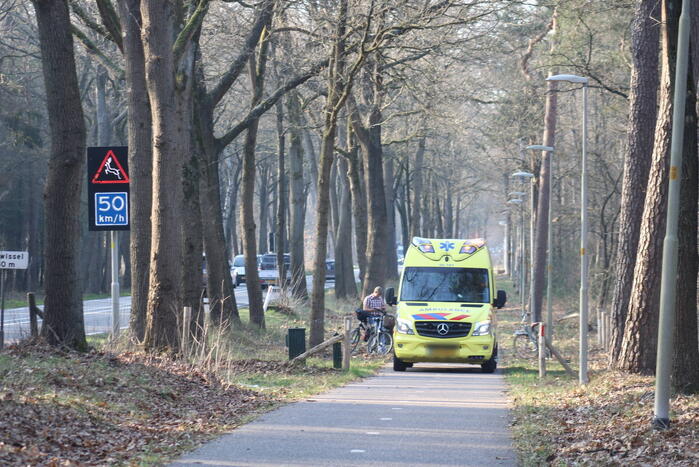 Fietser gewond na val