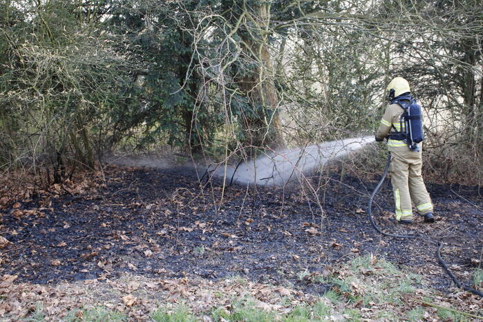 Flinke rookontwikkeling vanwege brand in grashoop