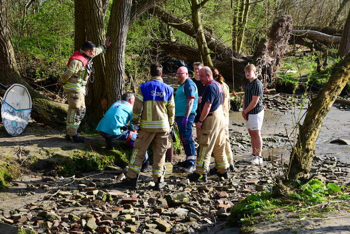 Jongeman breekt enkel tijdens ongeval met wakeboard