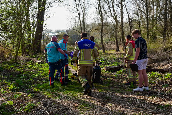 Jongeman breekt enkel tijdens ongeval met wakeboard