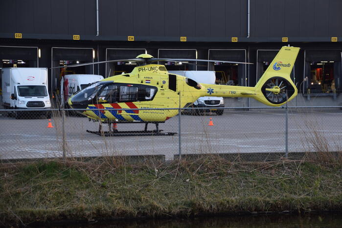 Traumahelikopter landt voor incident op DPD terrein