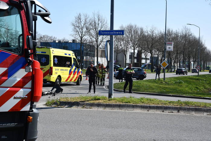 Veel schade bij ongeval tussen twee auto's