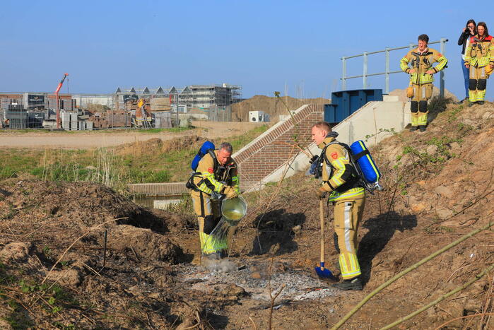 Opnieuw brandgesticht op bouwterrein de Laakse Velden