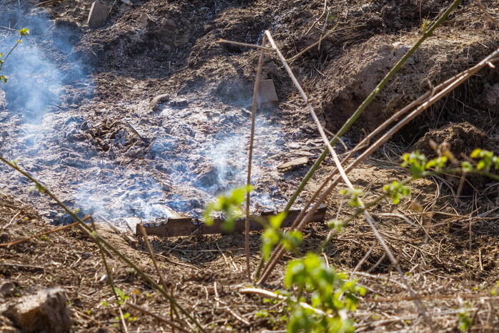 Opnieuw brandgesticht op bouwterrein de Laakse Velden