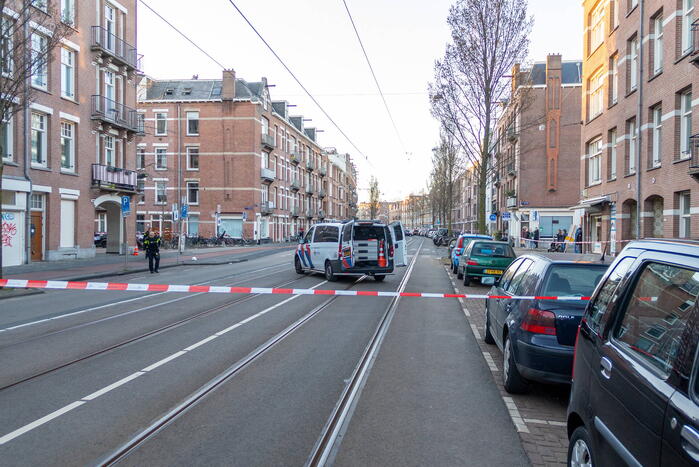 Straat afgezet na schietpartij