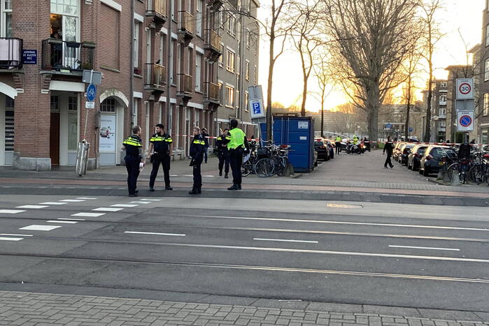 Straat afgezet na schietpartij