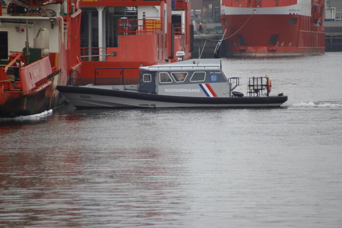 Brandstoflekkage van Offshore Supply Ship