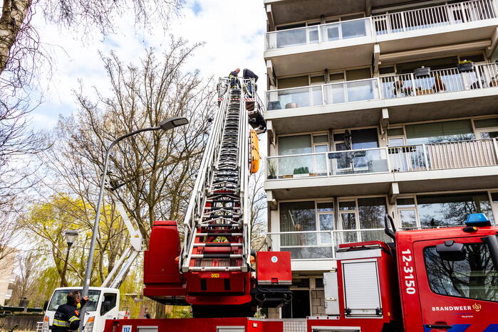 Man komt vast te zitten in hoogwerker