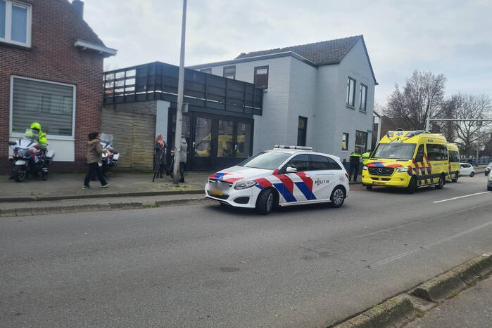 Traumahelikopter landt voor incident