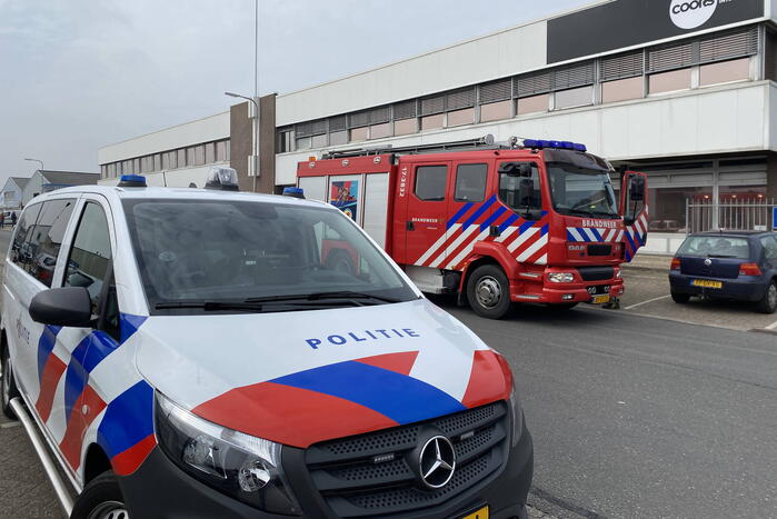 Brand in pand Coors op bedrijventerrein Donkersloot