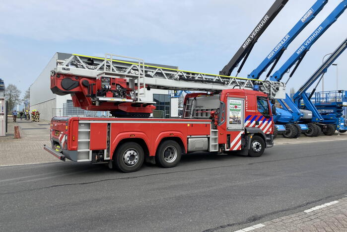 Brand in pand Coors op bedrijventerrein Donkersloot