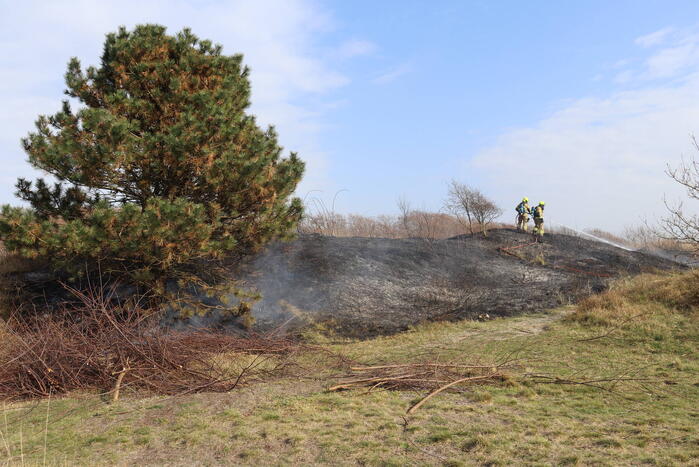 Duinen vanwege brand verwoest