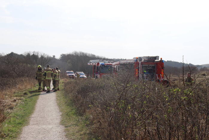 Duinen vanwege brand verwoest