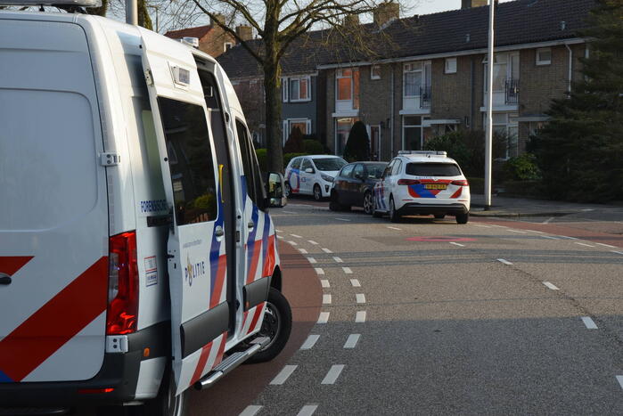 Politie ramt auto na achtervolging